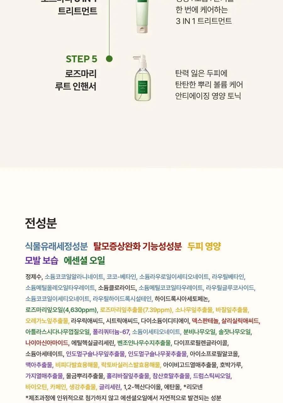 [두피강화/탈모증상완화] 아로마티카 로즈마리 스칼프 스케일링 샴푸 400ml (단품/더블세트/리필) 상세페이지 31
